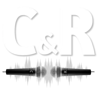 Het logo van C&R Podcast